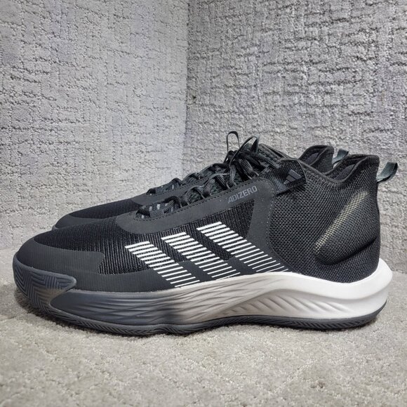 Adidas Adizero Select Team Men's Size 14 US Black/White Basketball Shoes IG5576 - Picture 3 of 9